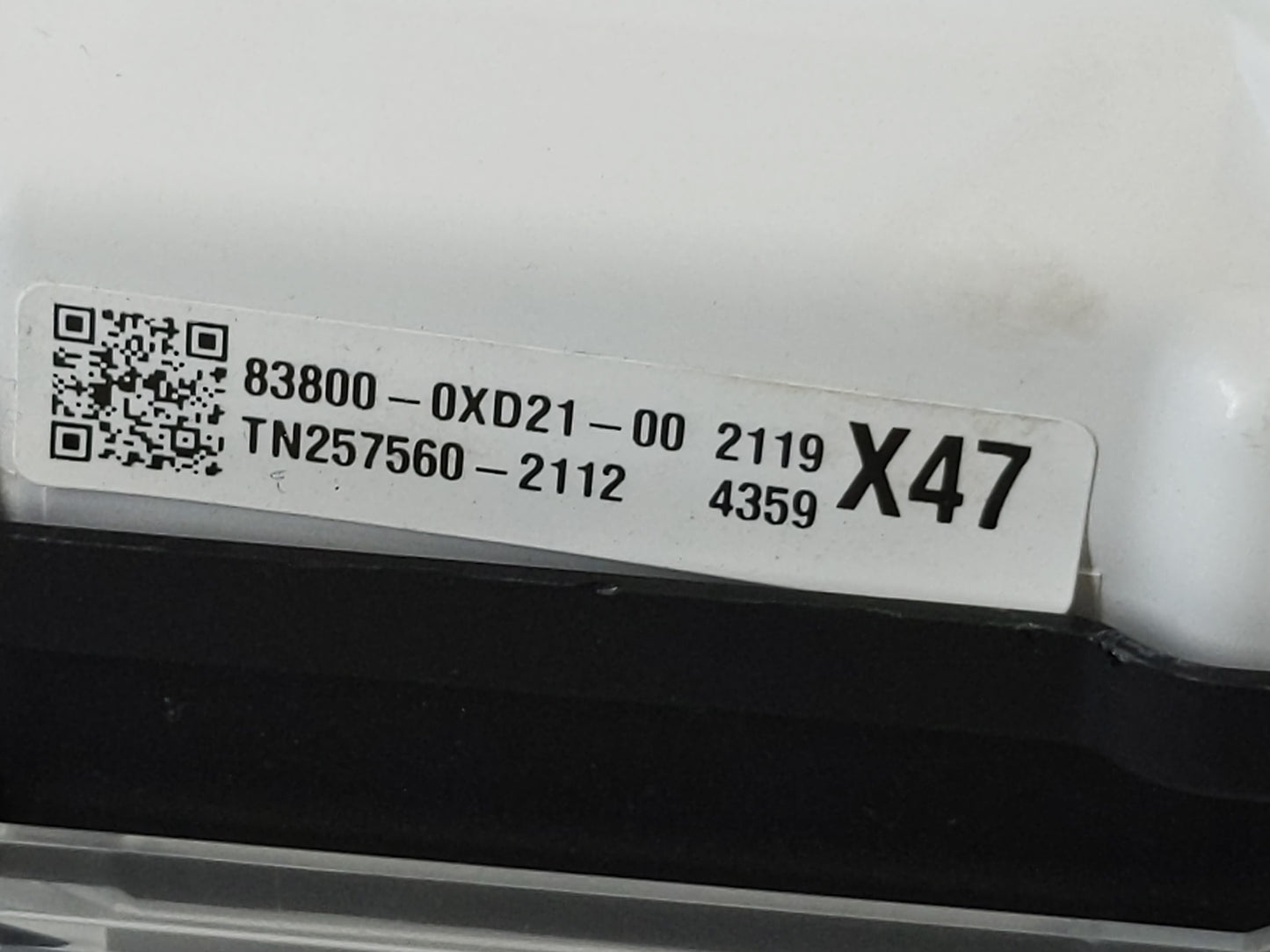 2019 Toyota Camry Instrument Cluster Speedometer Gauges P/N:838000-0XD21 Fits OEM Used Auto Parts - Oemusedautoparts1.com