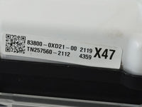 2019 Toyota Camry Instrument Cluster Speedometer Gauges P/N:838000-0XD21 Fits OEM Used Auto Parts - Oemusedautoparts1.com