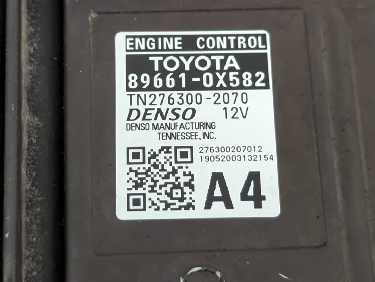 2019 Toyota Camry PCM Engine Control Computer ECU ECM PCU OEM P/N:89661-0X582 Fits OEM Used Auto Parts - Oemusedautoparts1.c