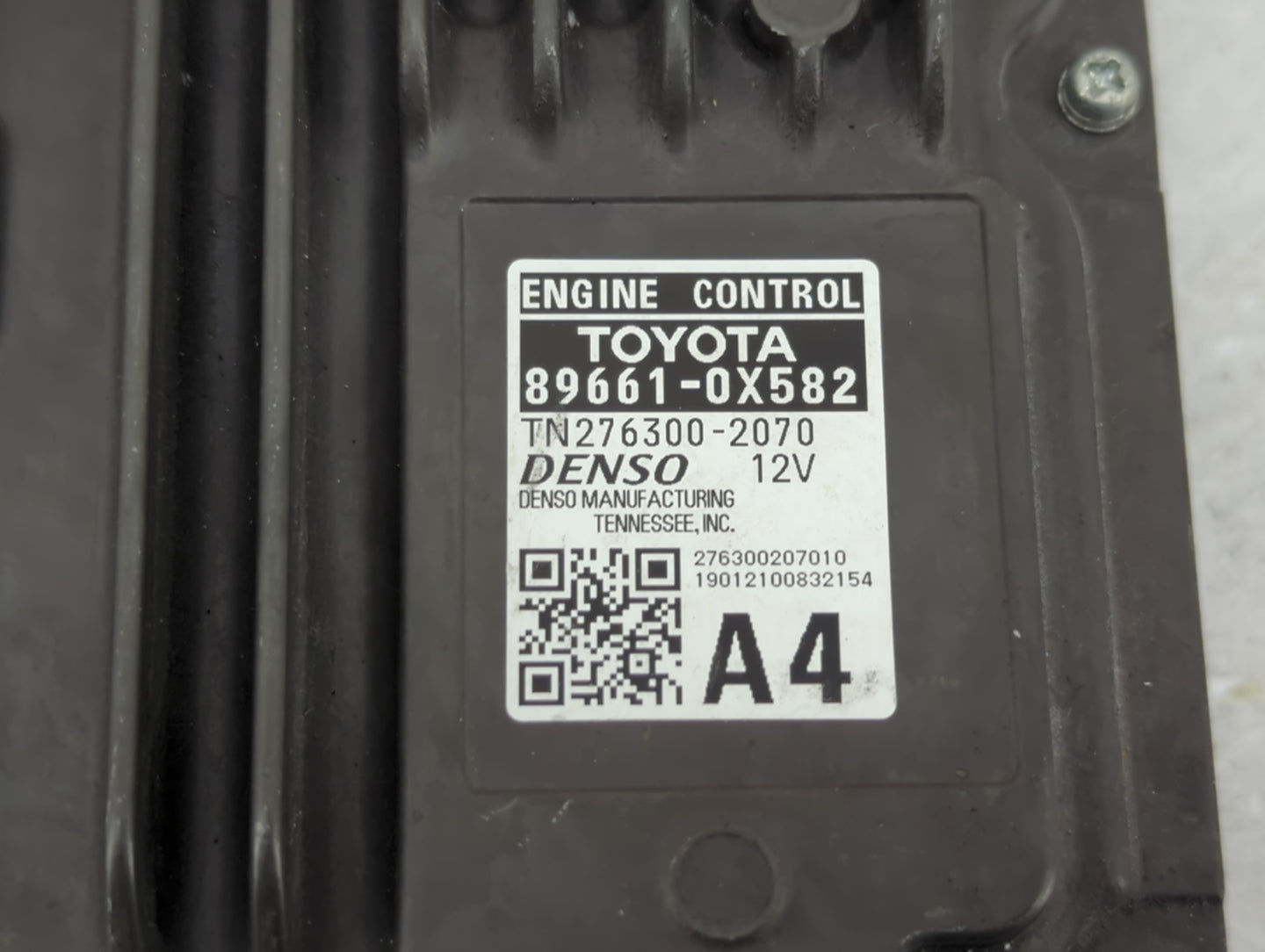 2019 Toyota Camry PCM Engine Control Computer ECU ECM PCU OEM P/N:TN276300-2070 89661-0X582 Fits OEM Used Auto Parts - Oemus
