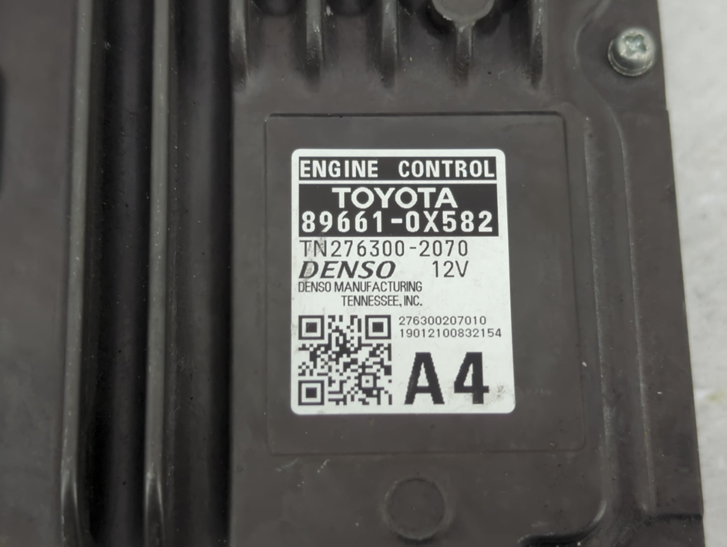 2019 Toyota Camry PCM Engine Control Computer ECU ECM PCU OEM P/N:TN276300-2070 89661-0X582 Fits OEM Used Auto Parts - Oemus