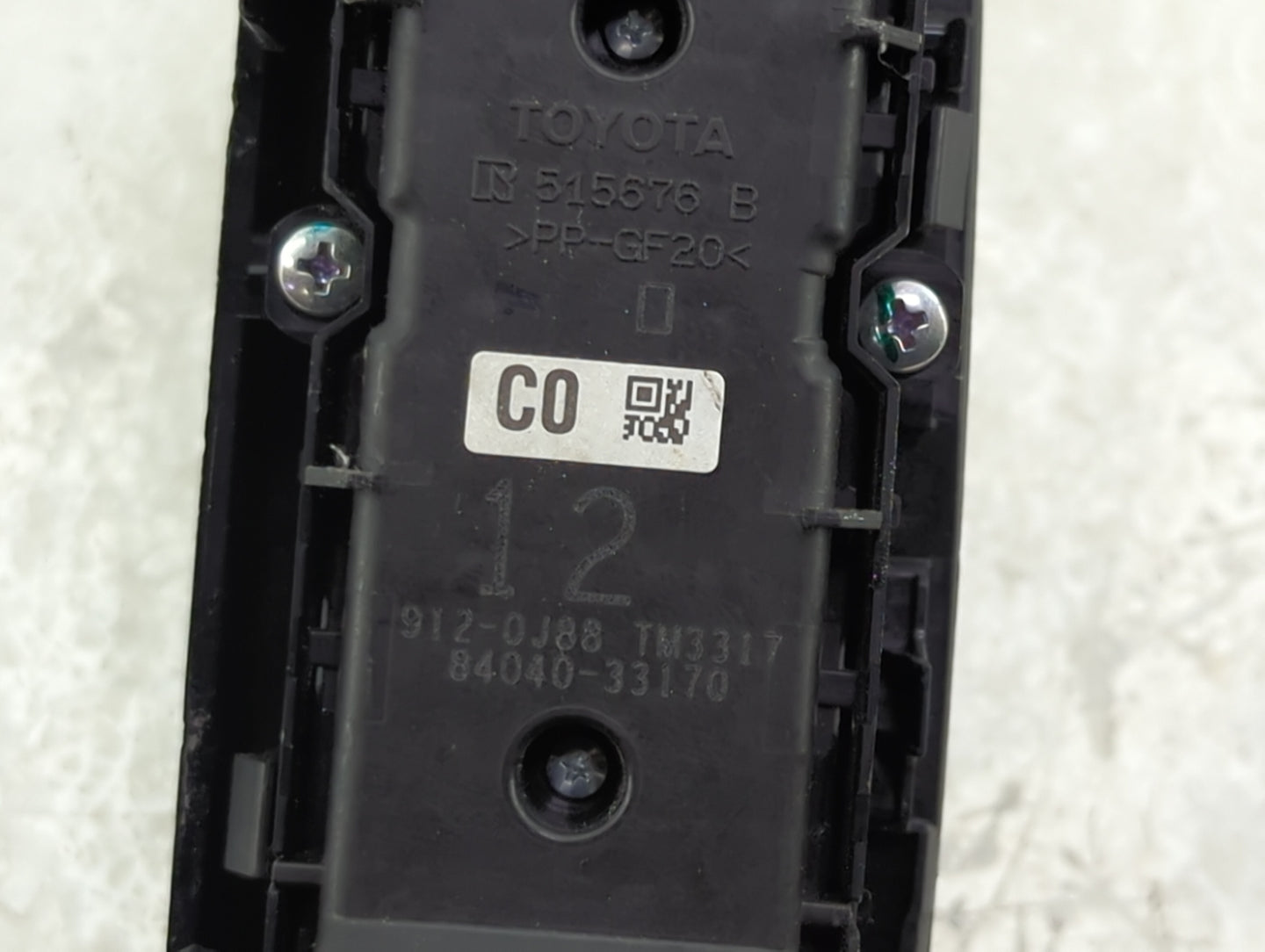2018-2022 Toyota Camry Master Power Window Switch Replacement Driver Side Left P/N:84040-33170 515676 B Fits OEM Used Auto P