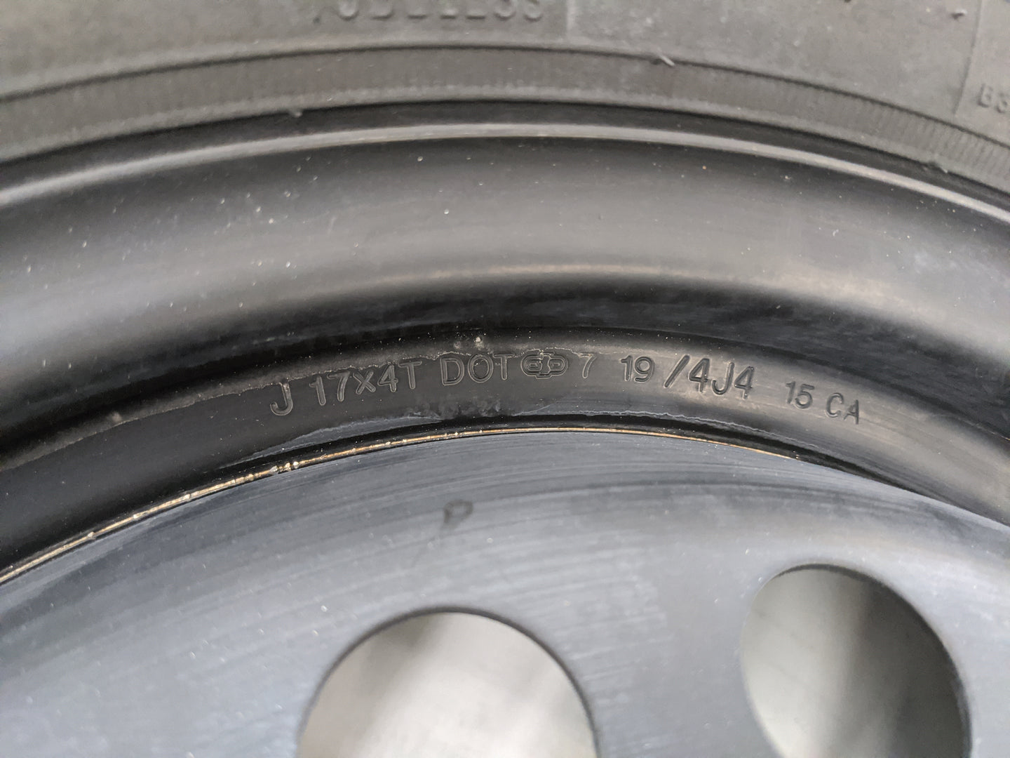 2018-2022 Toyota Camry Spare Donut Tire Wheel Rim Oem 1420807 - Oemusedautoparts1.com