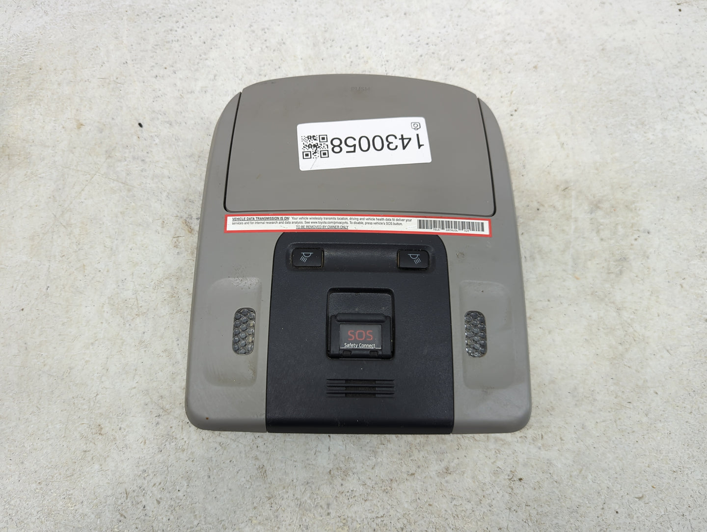 2019 Toyota Camry Overhead Roof Console - Oemusedautoparts1.com