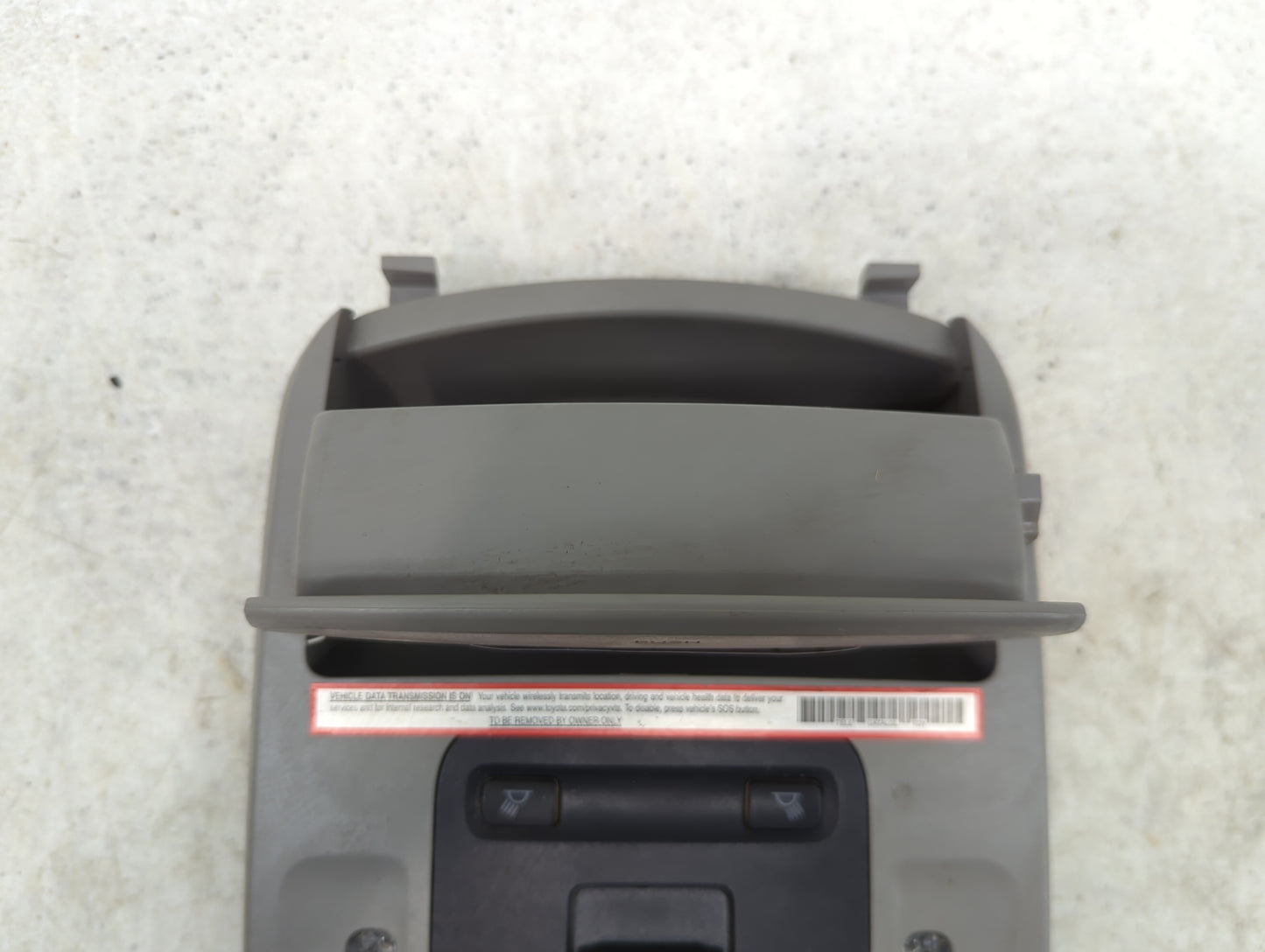 2019 Toyota Camry Overhead Roof Console - Oemusedautoparts1.com
