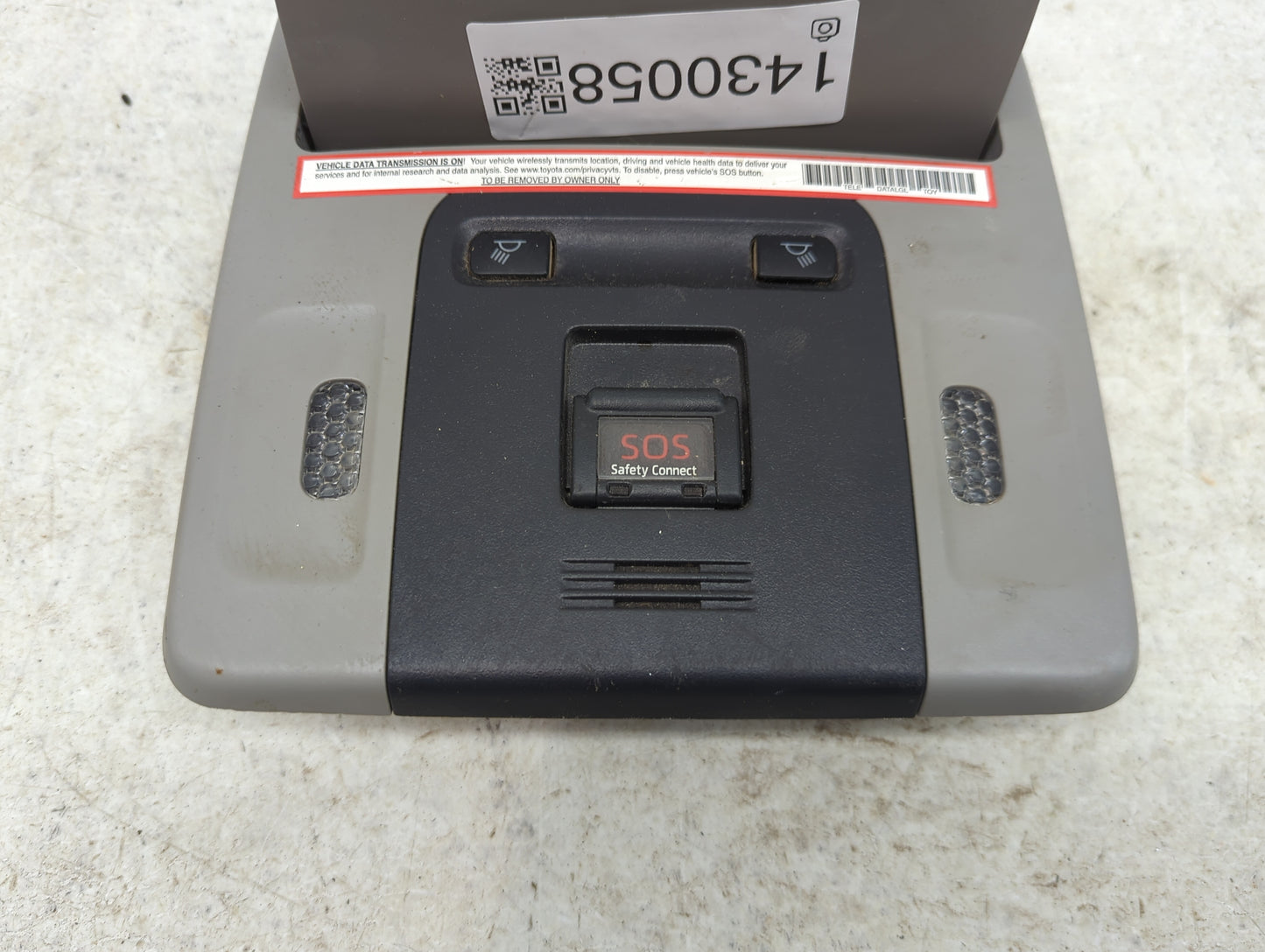 2019 Toyota Camry Overhead Roof Console - Oemusedautoparts1.com