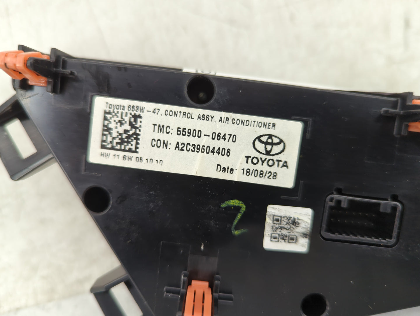 2018-2022 Toyota Camry Climate Control Module Temperature AC/Heater Replacement P/N:55900-06470 Fits Fits 2018 2019 2020 202