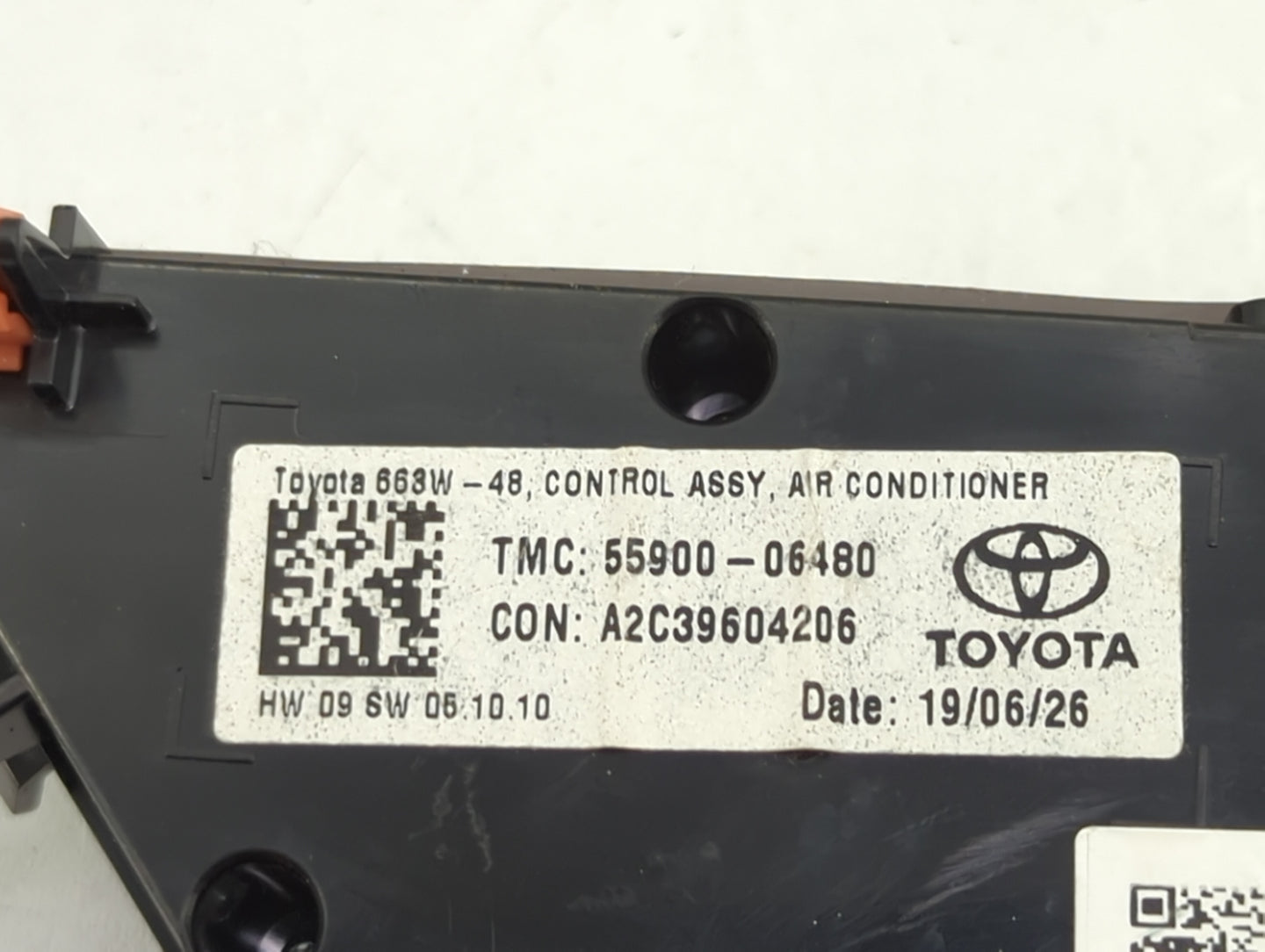 2018-2022 Toyota Camry Climate Control Module Temperature AC/Heater Replacement P/N:55900-06480 Fits Fits 2018 2019 2020 202