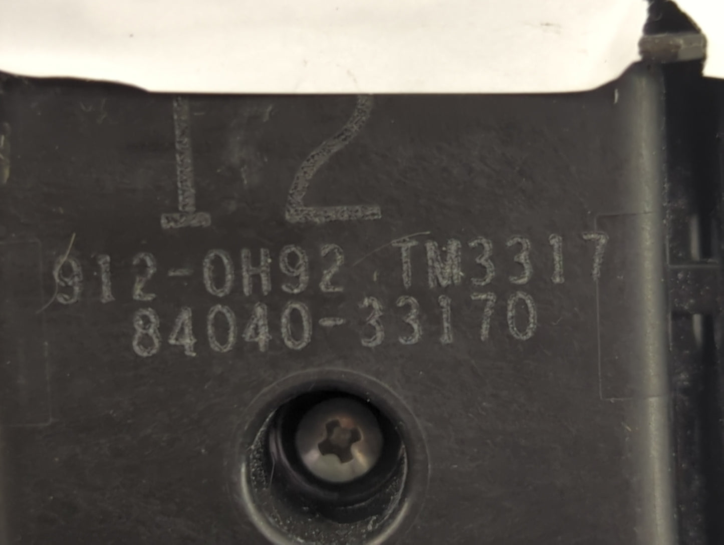 2018-2022 Toyota Camry Master Power Window Switch Replacement Driver Side Left P/N:84040-33170 84040-06070 Fits OEM Used Aut