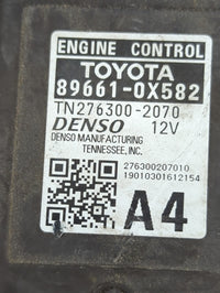 2019 Toyota Camry PCM Engine Control Computer ECU ECM PCU OEM P/N:89661-0X582 TN276300-2070 Fits OEM Used Auto Parts - Oemus
