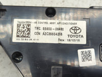 2018-2022 Toyota Camry Climate Control Module Temperature AC/Heater Replacement P/N:55900-06480 Fits Fits 2018 2019 2020 202