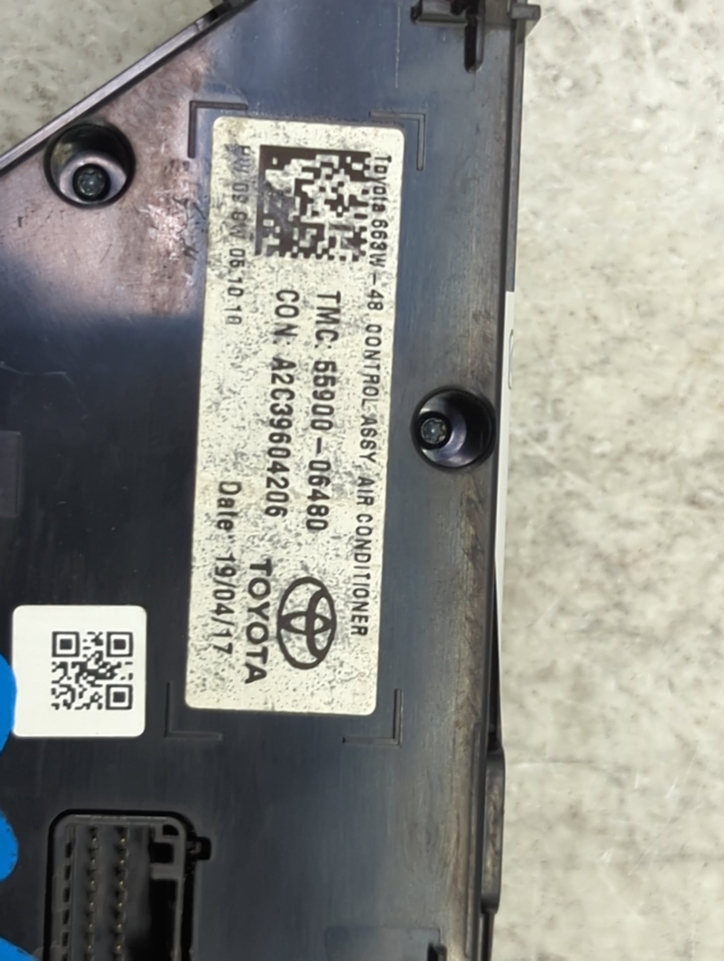 2018-2022 Toyota Camry Climate Control Module Temperature AC/Heater Replacement P/N:55900-06480 A2C3960420 Fits OEM Used Aut
