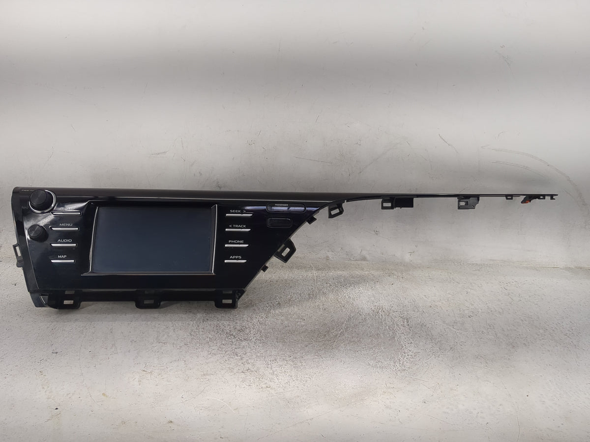 2019 Toyota Camry Information Radio Display Screen Black - Oemusedautoparts1.com