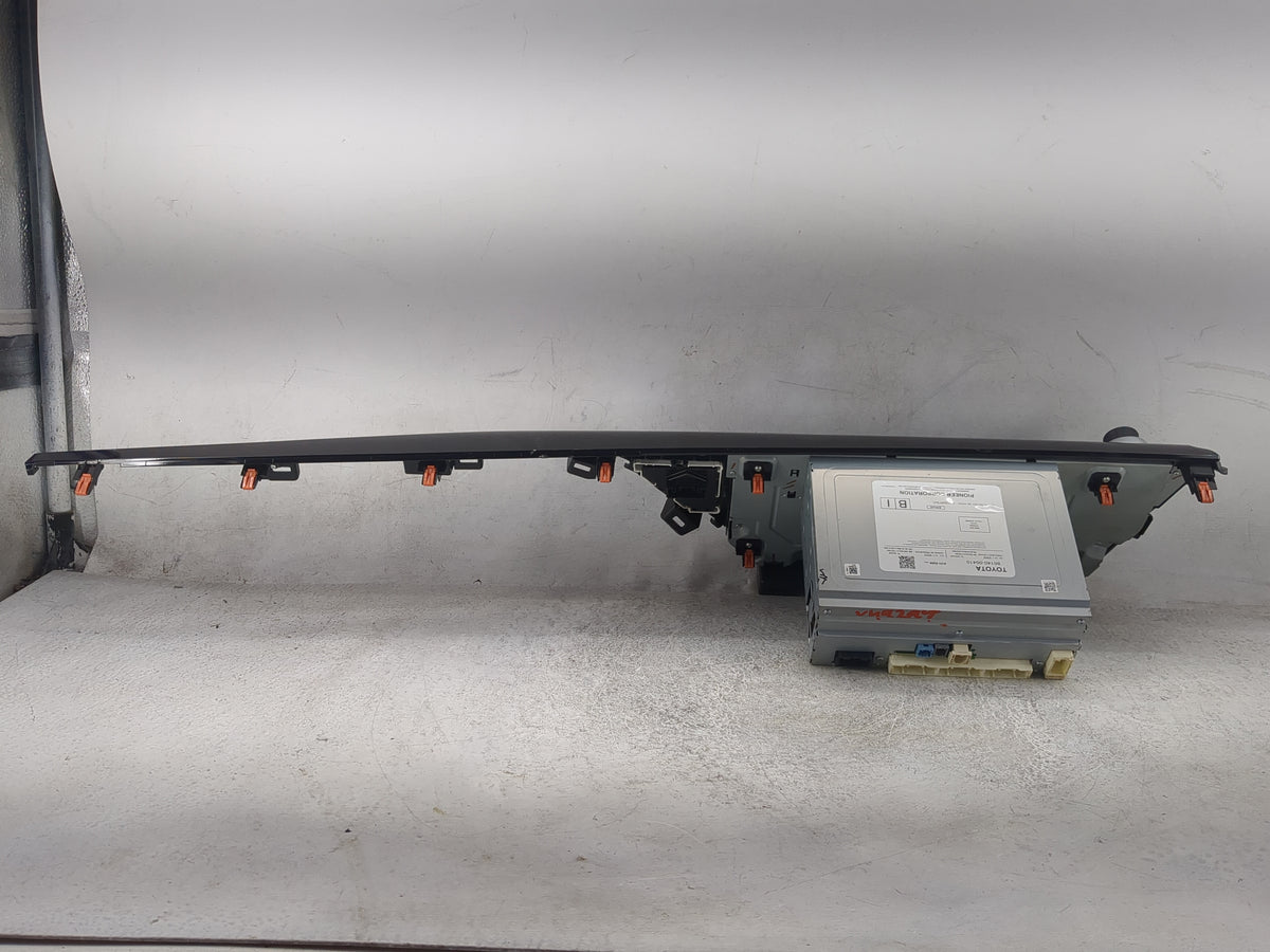 2019 Toyota Camry Information Radio Display Screen Black - Oemusedautoparts1.com