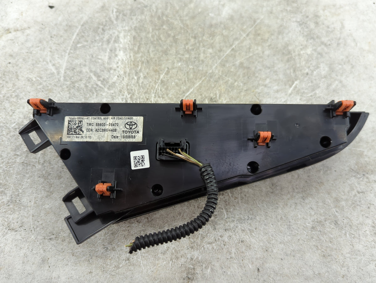 2018-2019 Toyota Camry Climate Control Module Temperature AC/Heater Replacement P/N:55900-06470 A2C39604406 Fits Fits 2018 2