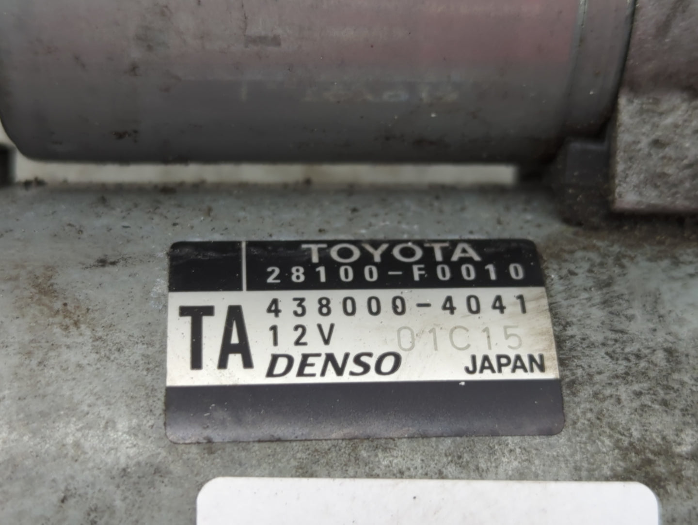 2018-2022 Toyota Camry Car Starter Motor Solenoid OEM P/N:438000-4041 28100-F0010 Fits Fits 2018 2019 2020 2021 2022 OEM Use