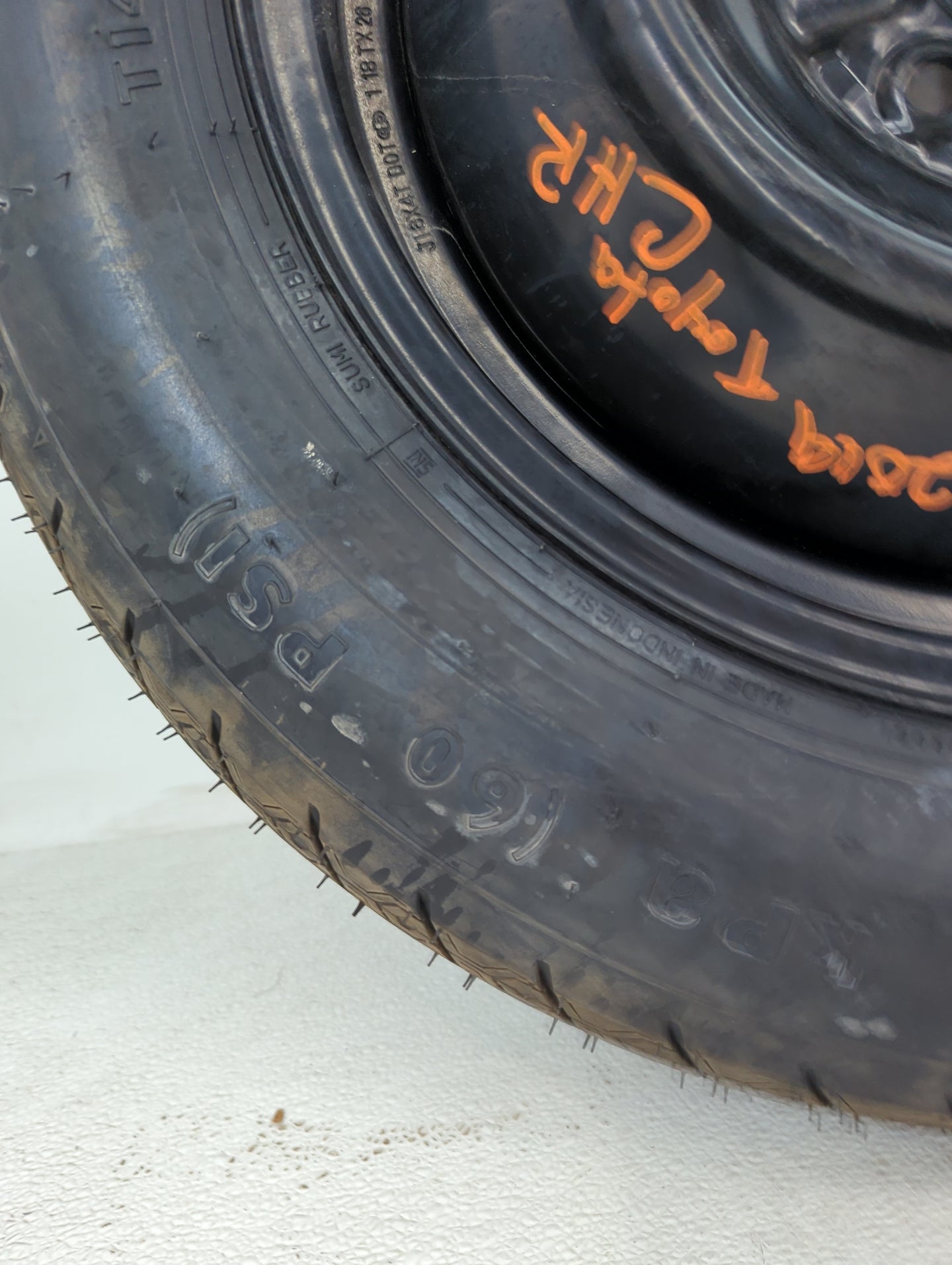 Toyota Chr Spare Donut Tire Wheel Rim Oem - Oemusedautoparts1.com