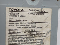2017-2019 Toyota Corolla Radio AM FM Cd Player Receiver Replacement P/N:86140-02520 Fits Fits 2017 2018 2019 OEM Used Auto P