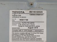 2017-2019 Toyota Corolla Radio AM FM Cd Player Receiver Replacement P/N:86140-02520 Fits Fits 2017 2018 2019 OEM Used Auto P