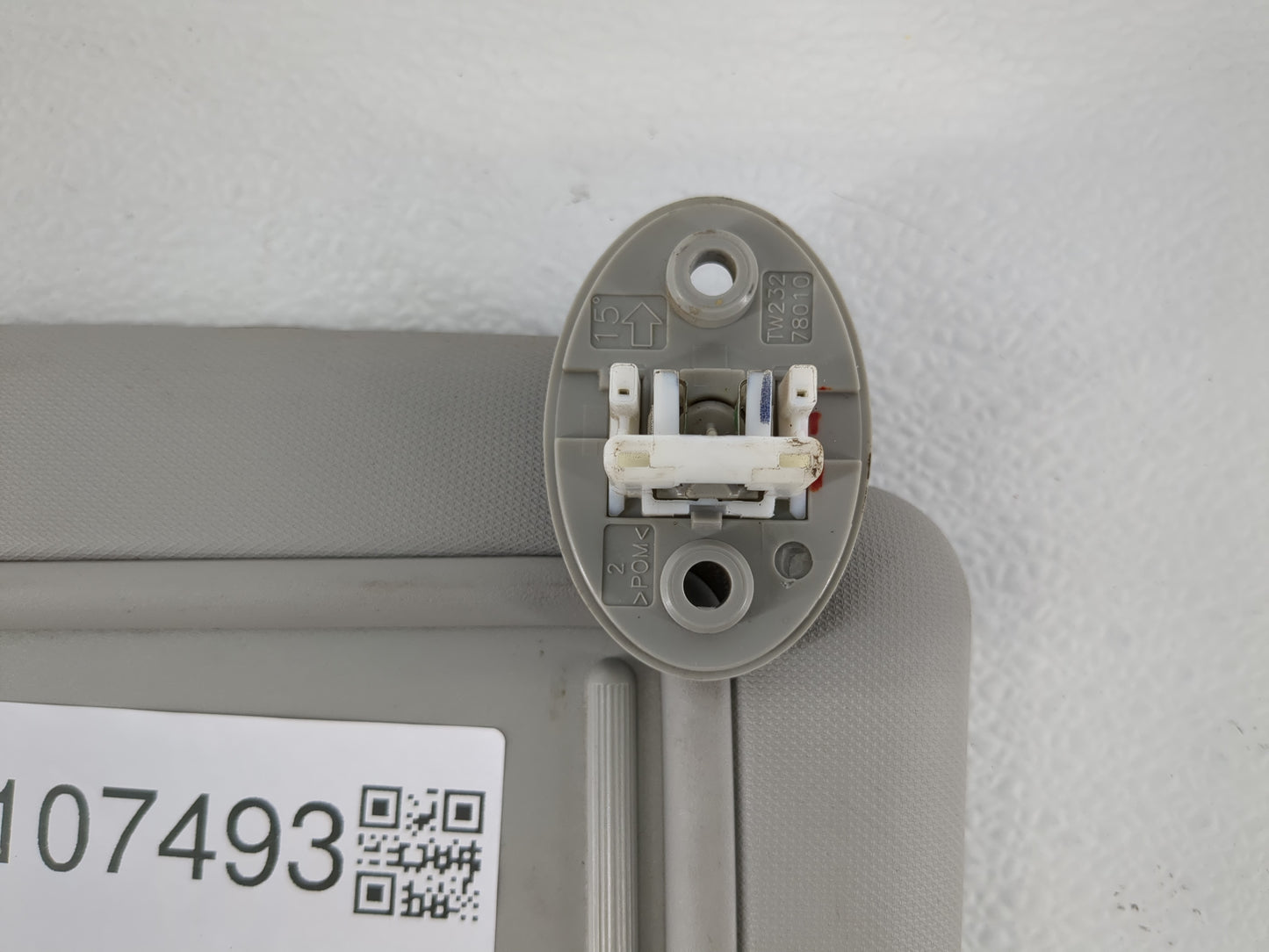 2017-2019 Toyota Corolla Sun Visor Shade Replacement Passenger Right Mirror Fits Fits 2017 2018 2019 OEM Used Auto Parts - O