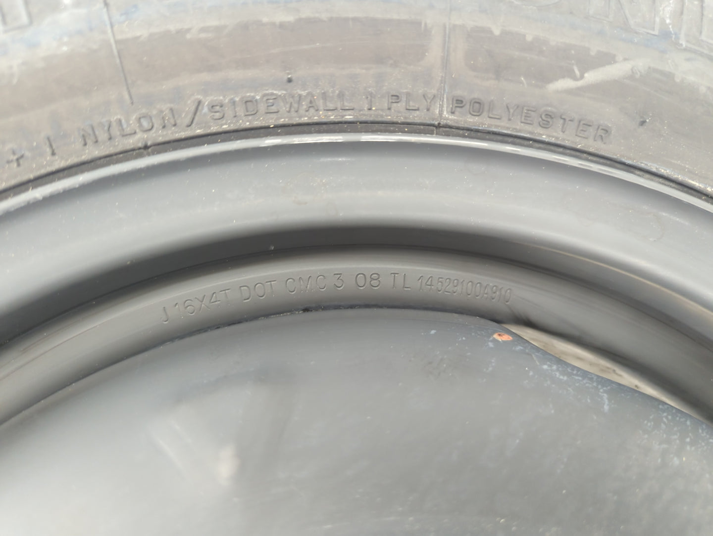 2003-2020 Toyota Corolla Spare Donut Tire Wheel Rim Oem - Oemusedautoparts1.com