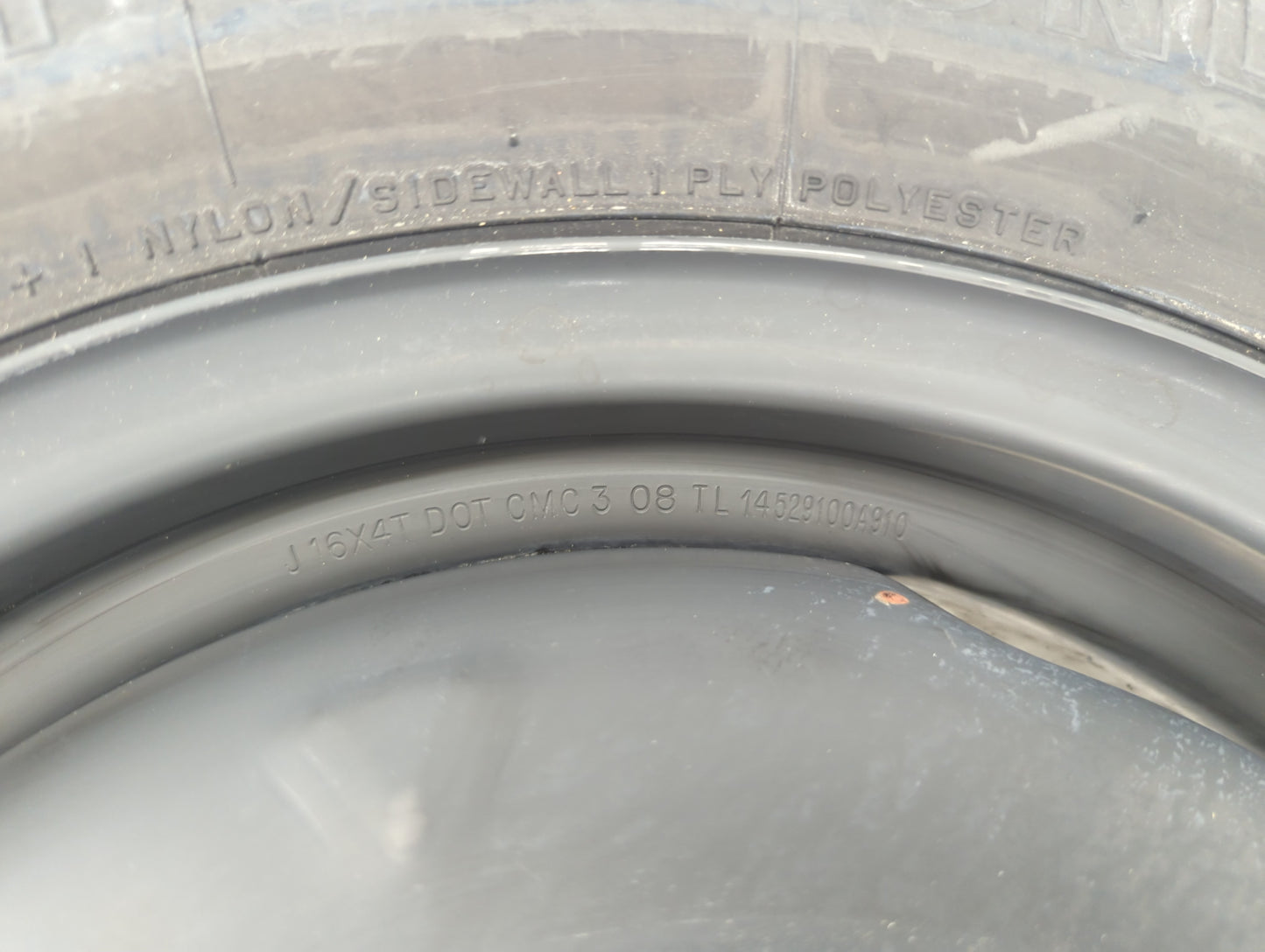 2003-2020 Toyota Corolla Spare Donut Tire Wheel Rim Oem - Oemusedautoparts1.com