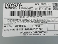 2019-2020 Toyota Corolla Radio AM FM Cd Player Receiver Replacement P/N:86180-0E011 Fits Fits 2019 2020 OEM Used Auto Parts 