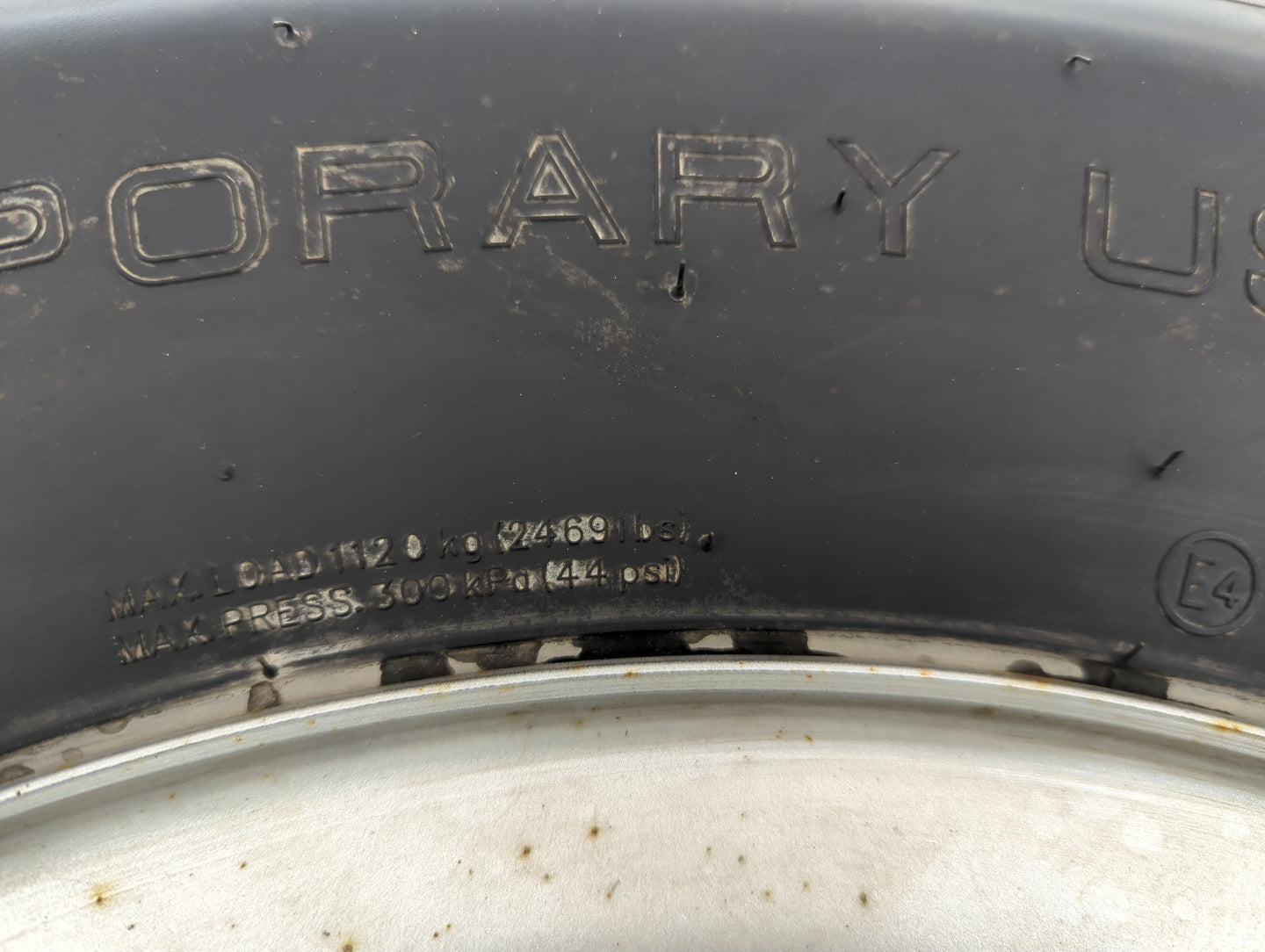 2019 Toyota Corolla Spare Donut Tire Wheel Rim Oem - Oemusedautoparts1.com