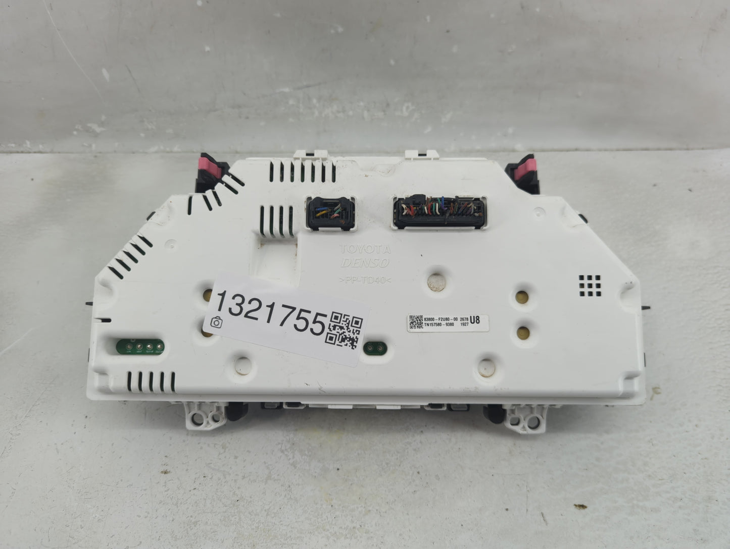 2018-2019 Toyota Corolla Instrument Cluster Speedometer Gauges P/N:83800-F2U80-00 Fits Fits 2018 2019 OEM Used Auto Parts - 