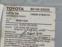 2017-2019 Toyota Corolla Radio AM FM Cd Player Receiver Replacement P/N:139000-0780H101 86140-02520 Fits Fits 2017 2018 2019