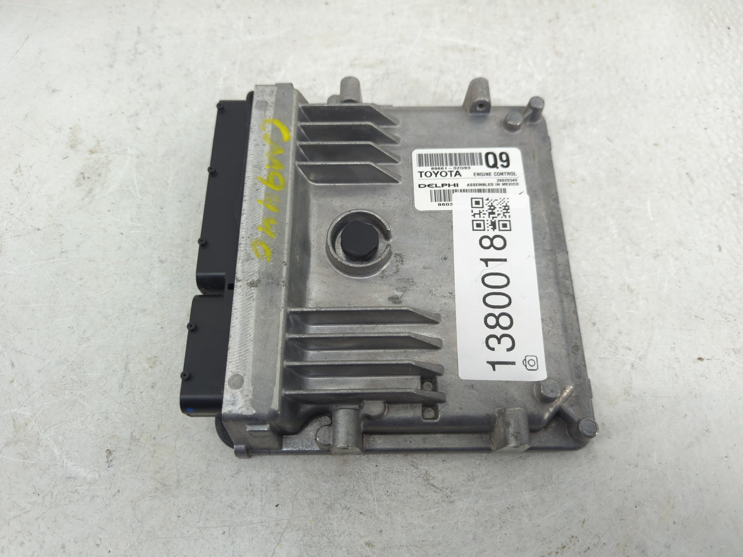 2017-2019 Toyota Corolla PCM Engine Control Computer ECU ECM PCU OEM P/N:89661-0ZQ93 Fits Fits 2017 2018 2019 OEM Used Auto 
