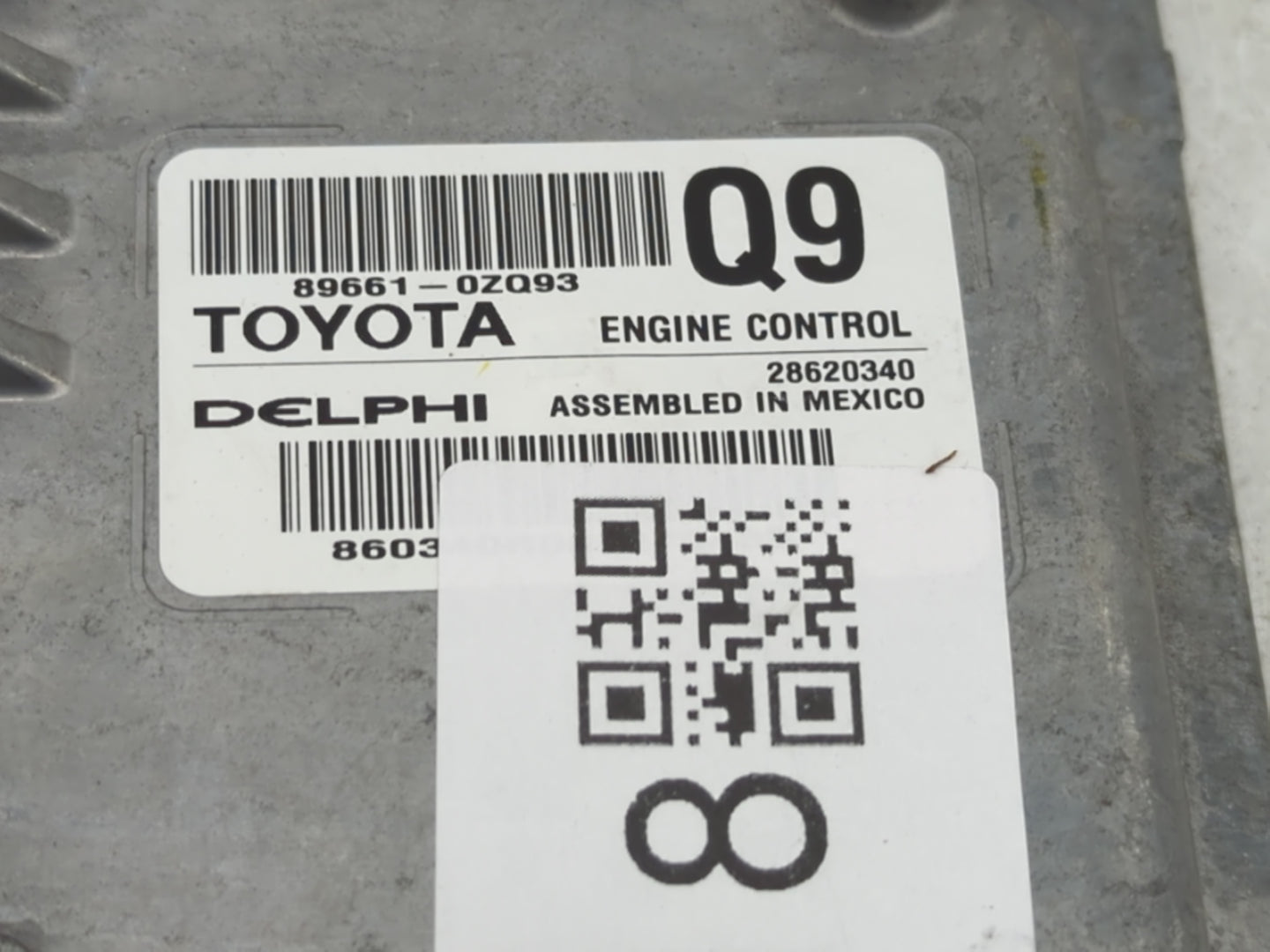 2017-2019 Toyota Corolla PCM Engine Control Computer ECU ECM PCU OEM P/N:89661-0ZQ93 Fits Fits 2017 2018 2019 OEM Used Auto 