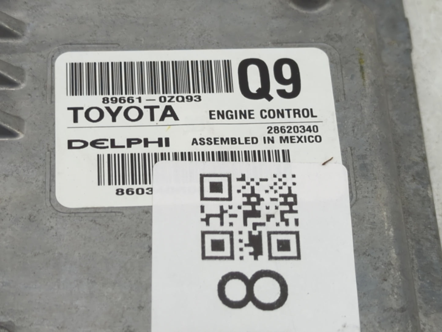 2017-2019 Toyota Corolla PCM Engine Control Computer ECU ECM PCU OEM P/N:89661-0ZQ93 Fits Fits 2017 2018 2019 OEM Used Auto 