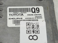 2017-2019 Toyota Corolla PCM Engine Control Computer ECU ECM PCU OEM P/N:89661-0ZQ93 Fits Fits 2017 2018 2019 OEM Used Auto 