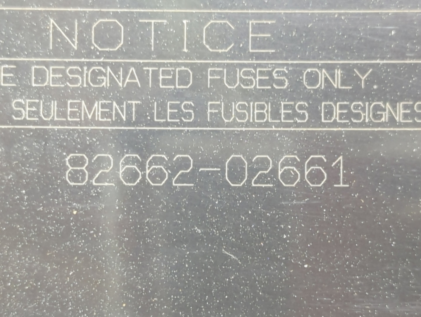 2014-2019 Toyota Corolla Fusebox Fuse Box Panel Relay Module P/N:82662-02661 Fits Fits 2014 2015 2016 2017 2018 2019 OEM Use