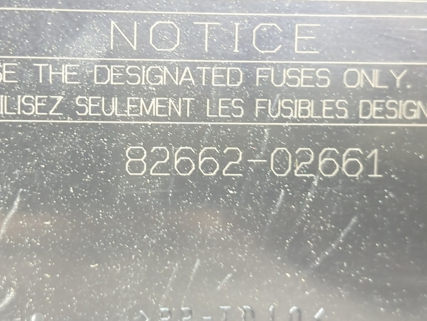 2014-2019 Toyota Corolla Fusebox Fuse Box Panel Relay Module P/N:82662-02661 Fits Fits 2014 2015 2016 2017 2018 2019 OEM Use