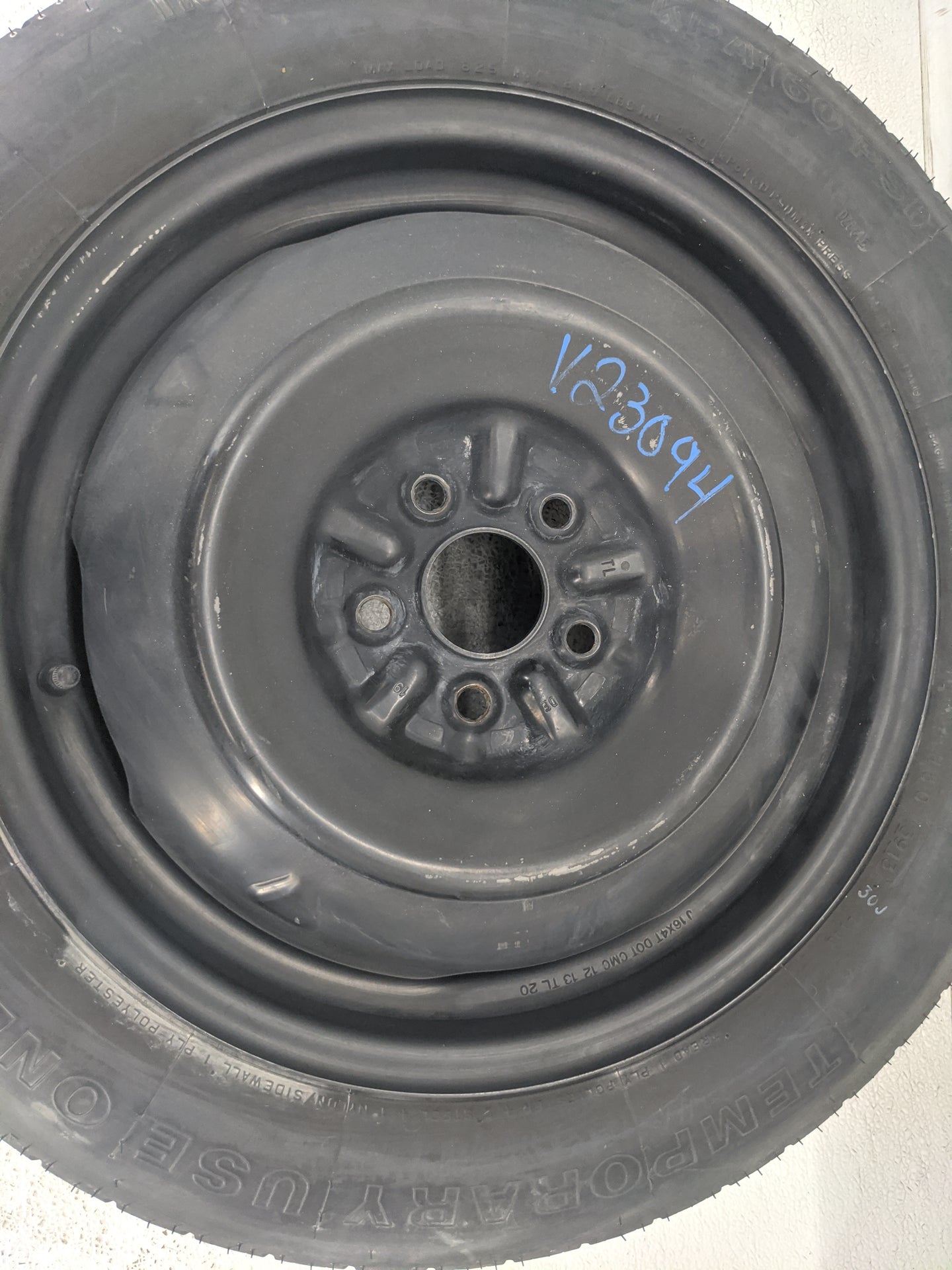 2003-2020 Toyota Corolla Spare Donut Tire Wheel Rim Oem 1420880 - Oemusedautoparts1.com