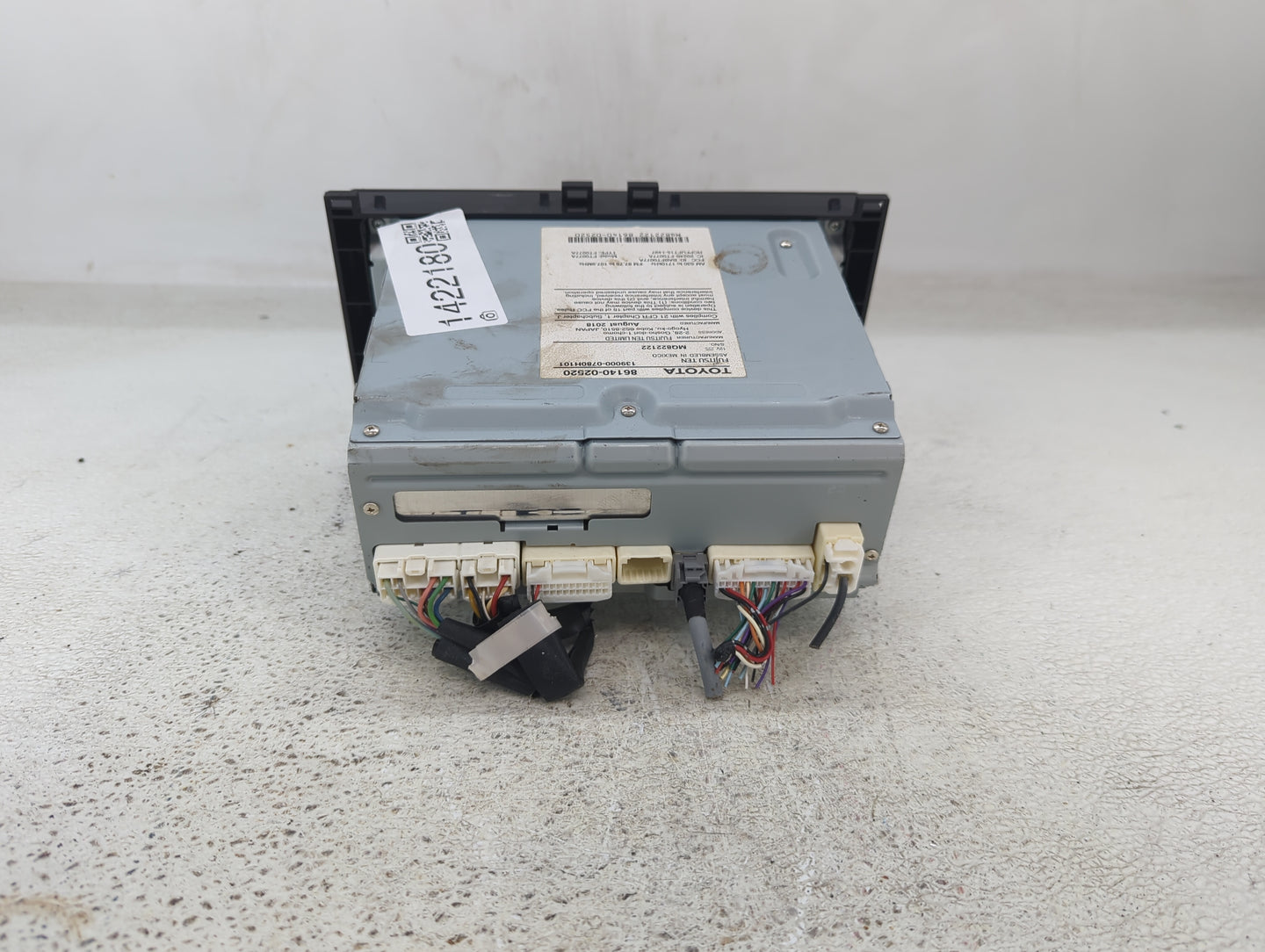 2017-2019 Toyota Corolla Radio AM FM Cd Player Receiver Replacement P/N:86140-02520 Fits Fits 2017 2018 2019 OEM Used Auto P