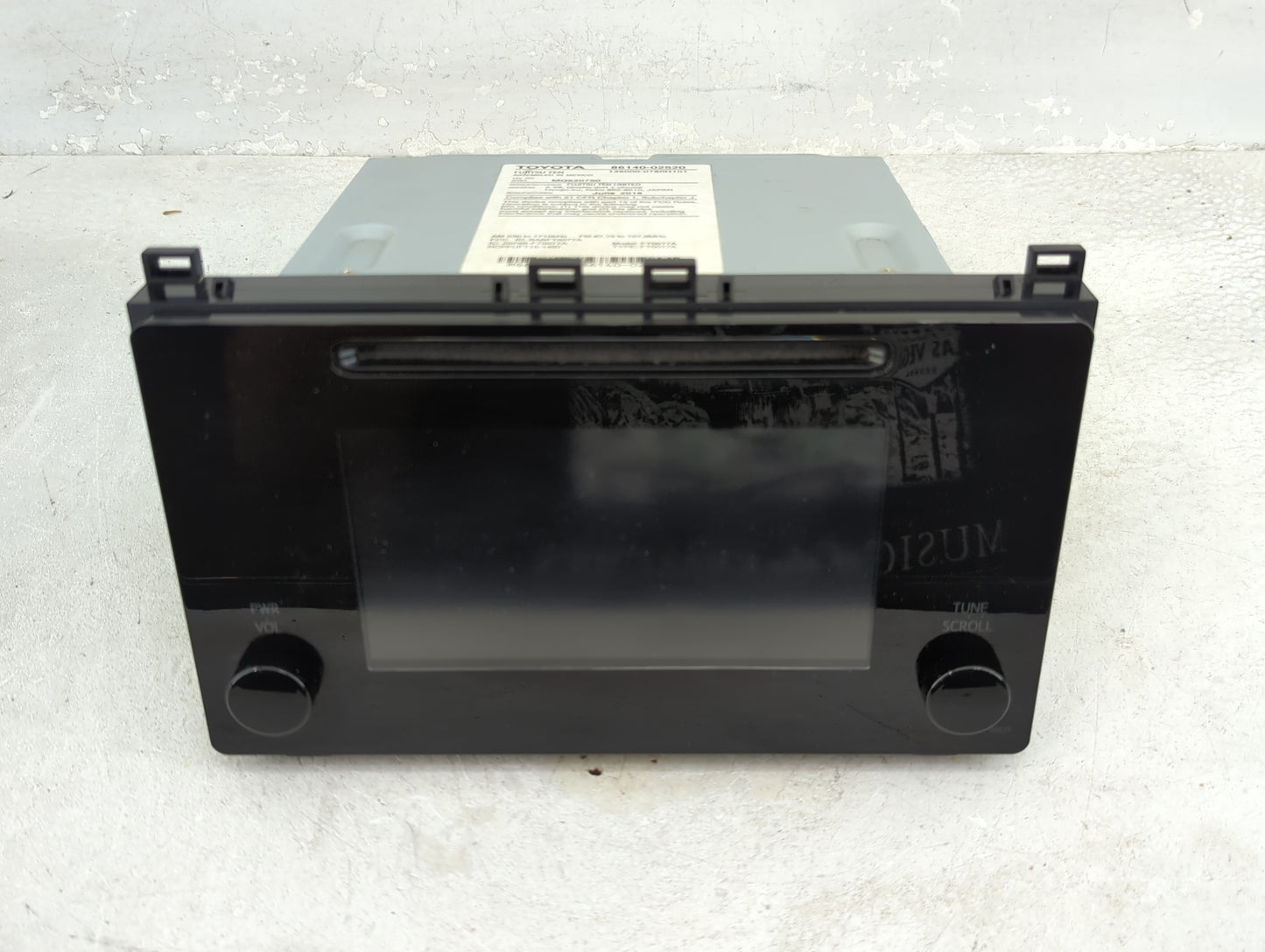 2017-2019 Toyota Corolla Radio AM FM Cd Player Receiver Replacement P/N:86140-02520 139000-0780H101 Fits Fits 2017 2018 2019
