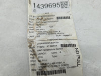2019 Toyota Corolla Climate Control Module Temperature AC/Heater Replacement P/N:75K714 Fits OEM Used Auto Parts - Oemusedau