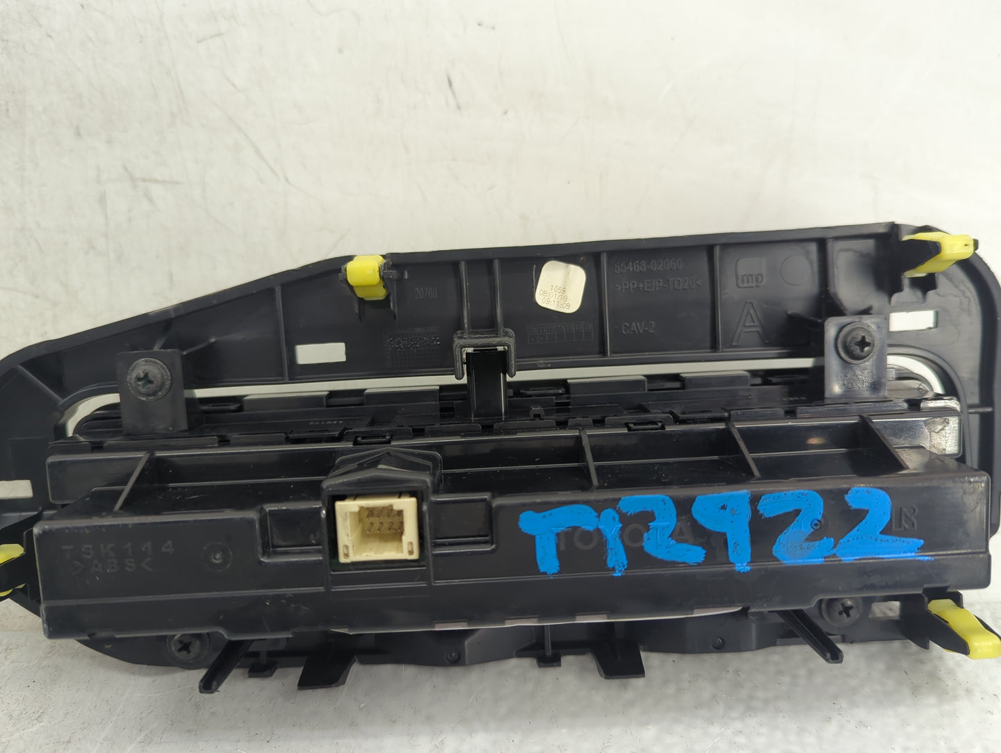 2017-2019 Toyota Corolla Climate Control Module Temperature AC/Heater Replacement P/N:55468-02060 Fits Fits 2017 2018 2019 O