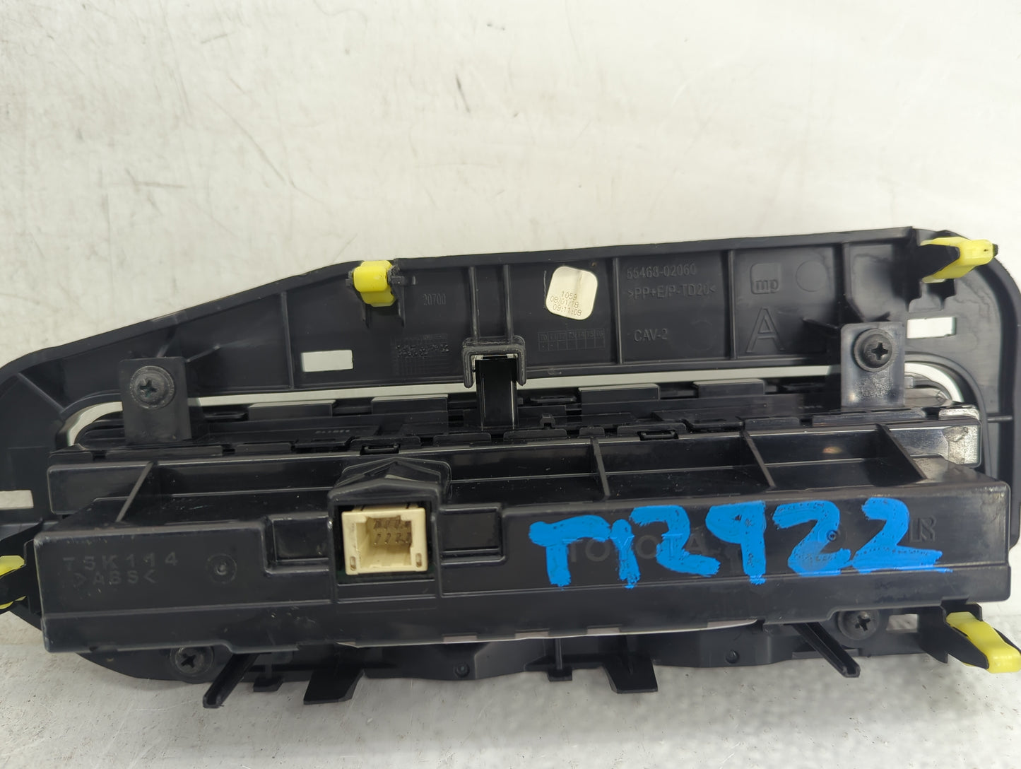 2017-2019 Toyota Corolla Climate Control Module Temperature AC/Heater Replacement P/N:55468-02060 Fits Fits 2017 2018 2019 O