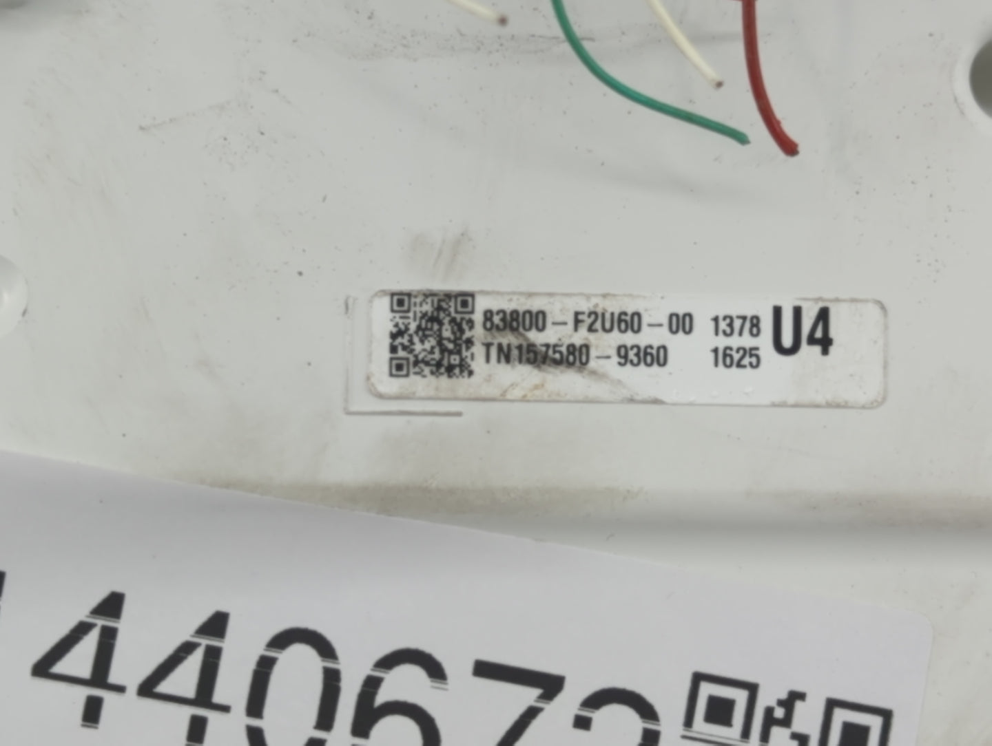 2018-2019 Toyota Corolla Instrument Cluster Speedometer Gauges P/N:83800-F2U60-00 TN157580-9360 Fits Fits 2018 2019 OEM Used