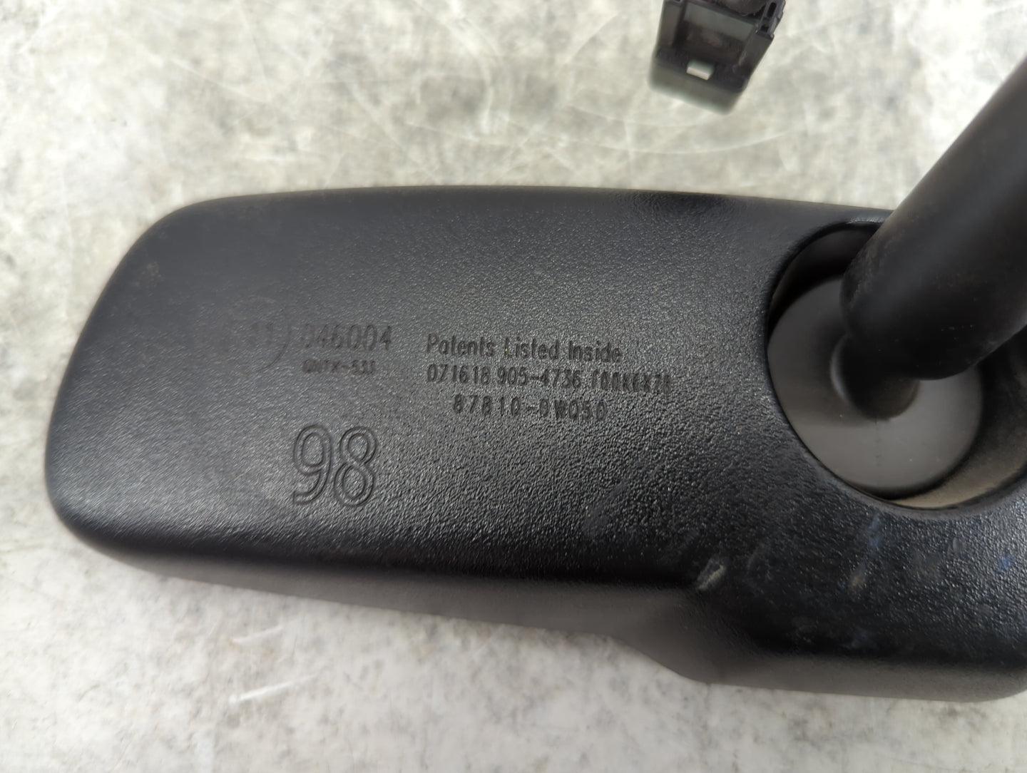 2019 Toyota Corolla Interior Rear View Mirror Replacement OEM P/N:046004 GNTX-535, 87810-0W050 Fits Fits 2020 OEM Used Auto 