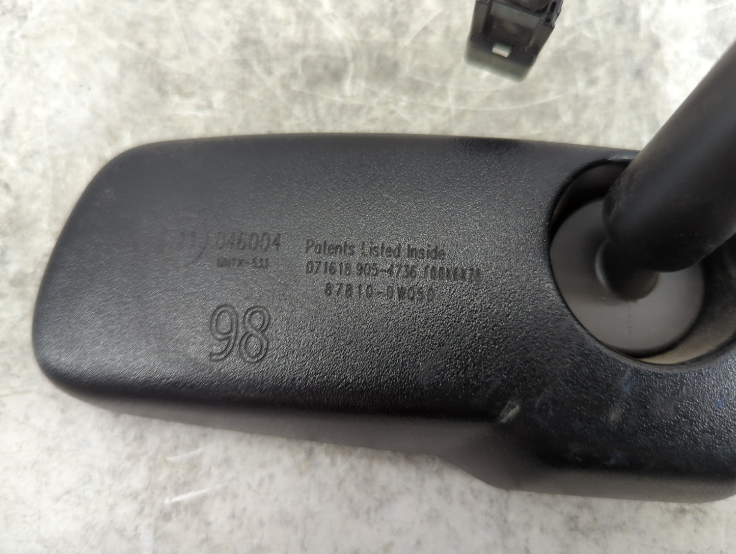 2019 Toyota Corolla Interior Rear View Mirror Replacement OEM P/N:046004 GNTX-535, 87810-0W050 Fits Fits 2020 OEM Used Auto 