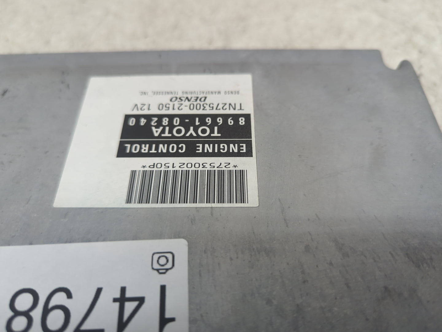 2019 Toyota Corolla PCM Engine Control Computer ECU ECM PCU OEM P/N:89661-08240 TN275300-2150 Fits OEM Used Auto Parts - Oem
