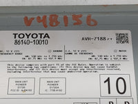 2019 Toyota Corolla Radio AM FM Cd Player Receiver Replacement P/N:86140-10010 AVH-7188, AJDK102, 775E-K102, D172G, D172GA F