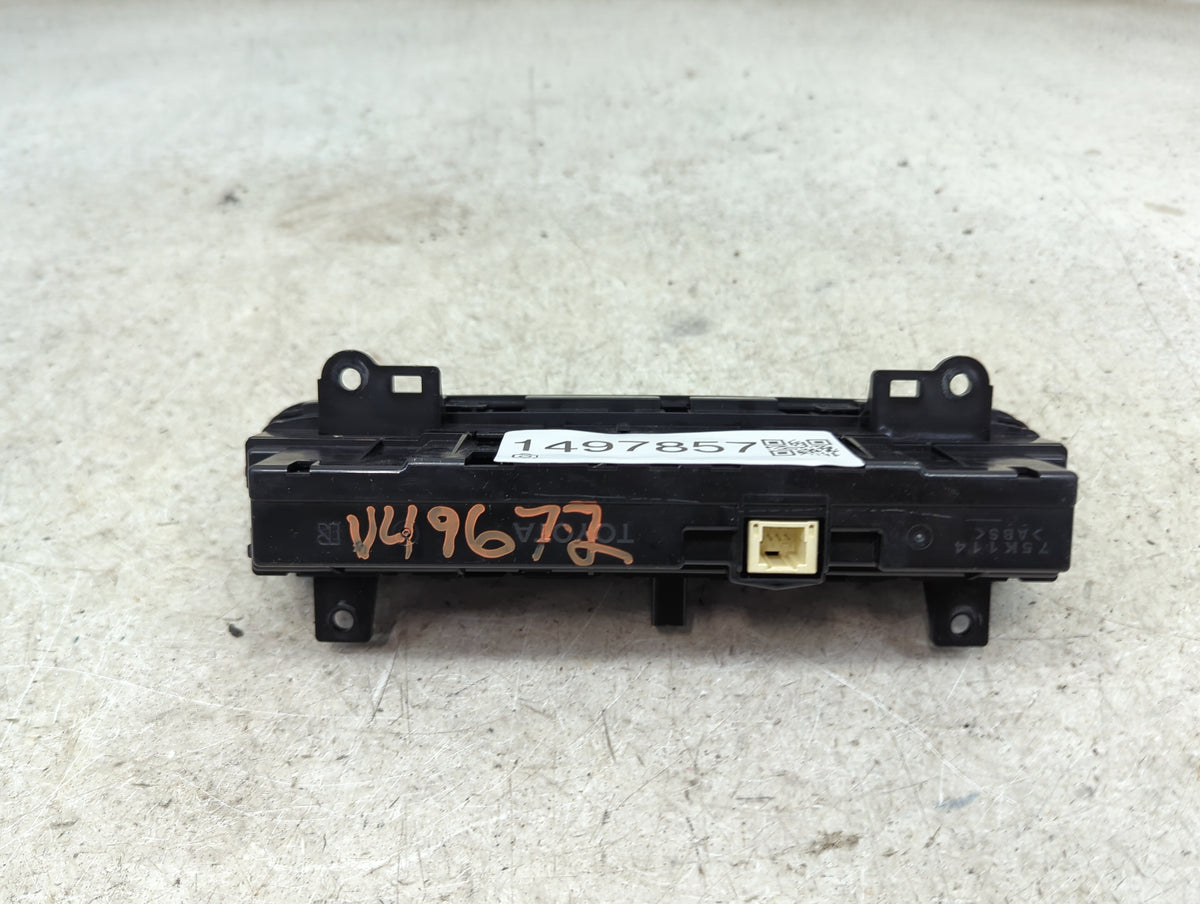 2017-2019 Toyota Corolla Climate Control Module Temperature AC/Heater Replacement P/N:55900-02A30 114 2X91 D Fits OEM Used A