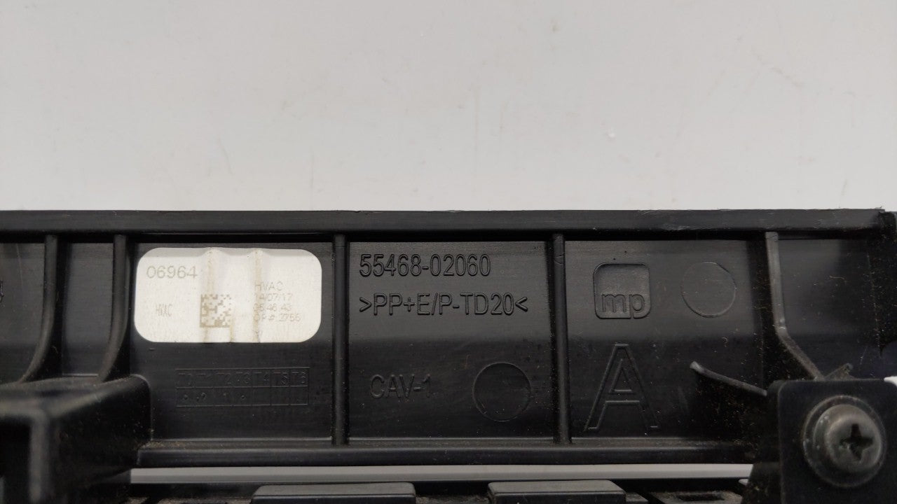 2017-2019 Toyota Corolla Climate Control Module Temperature AC/Heater Replacement P/N:55468-02060 Fits Fits 2017 2018 2019 O