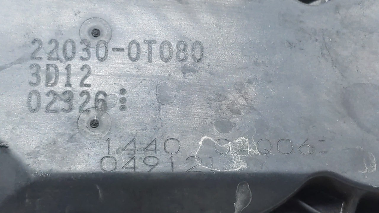 2011-2018 Toyota Corolla Throttle Body P/N:22030-0T080 Fits Fits 2011 2012 2013 2014 2015 2016 2017 2018 OEM Used Auto Parts